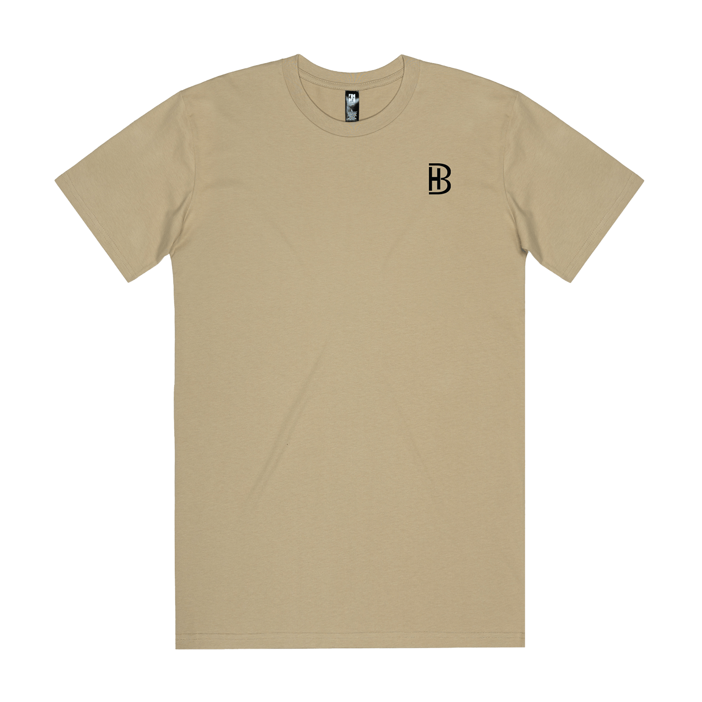 BH Pocket Logo - Men's T-Shirt - Tan - Bell Heritage Company - Black