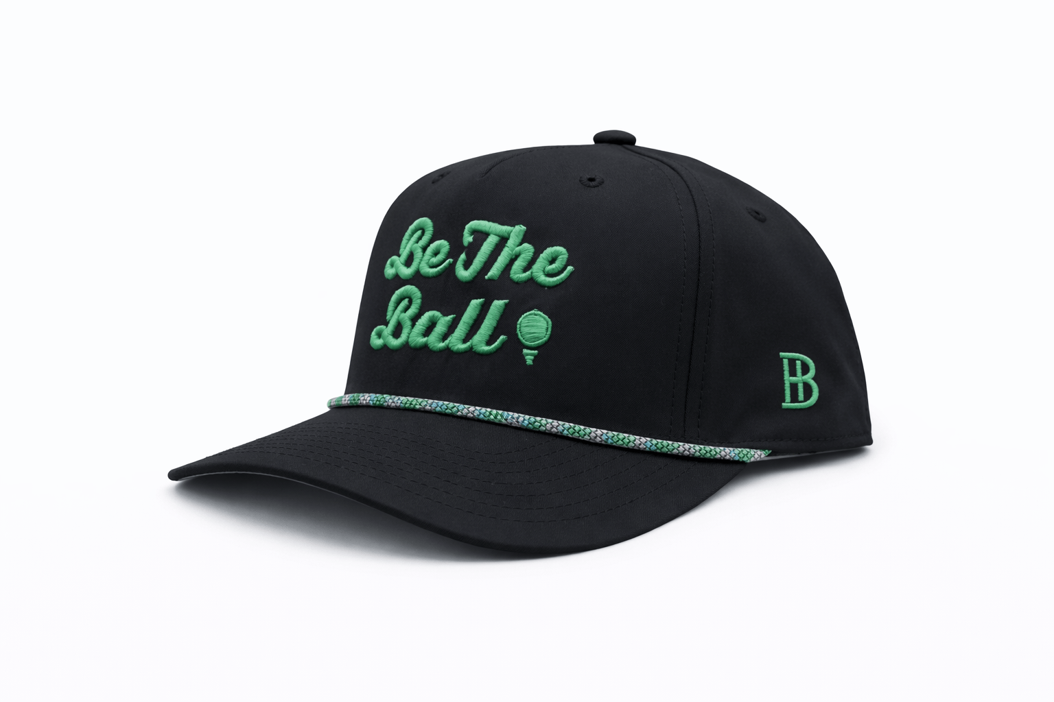 Be The Ball Black and Turquoise Rope Hat - Bell Heritage Company - 