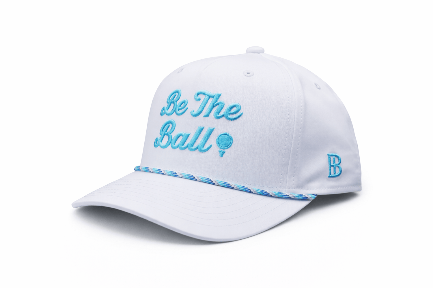 Be The Ball White and Light Blue Rope Hat - Bell Heritage Company - 