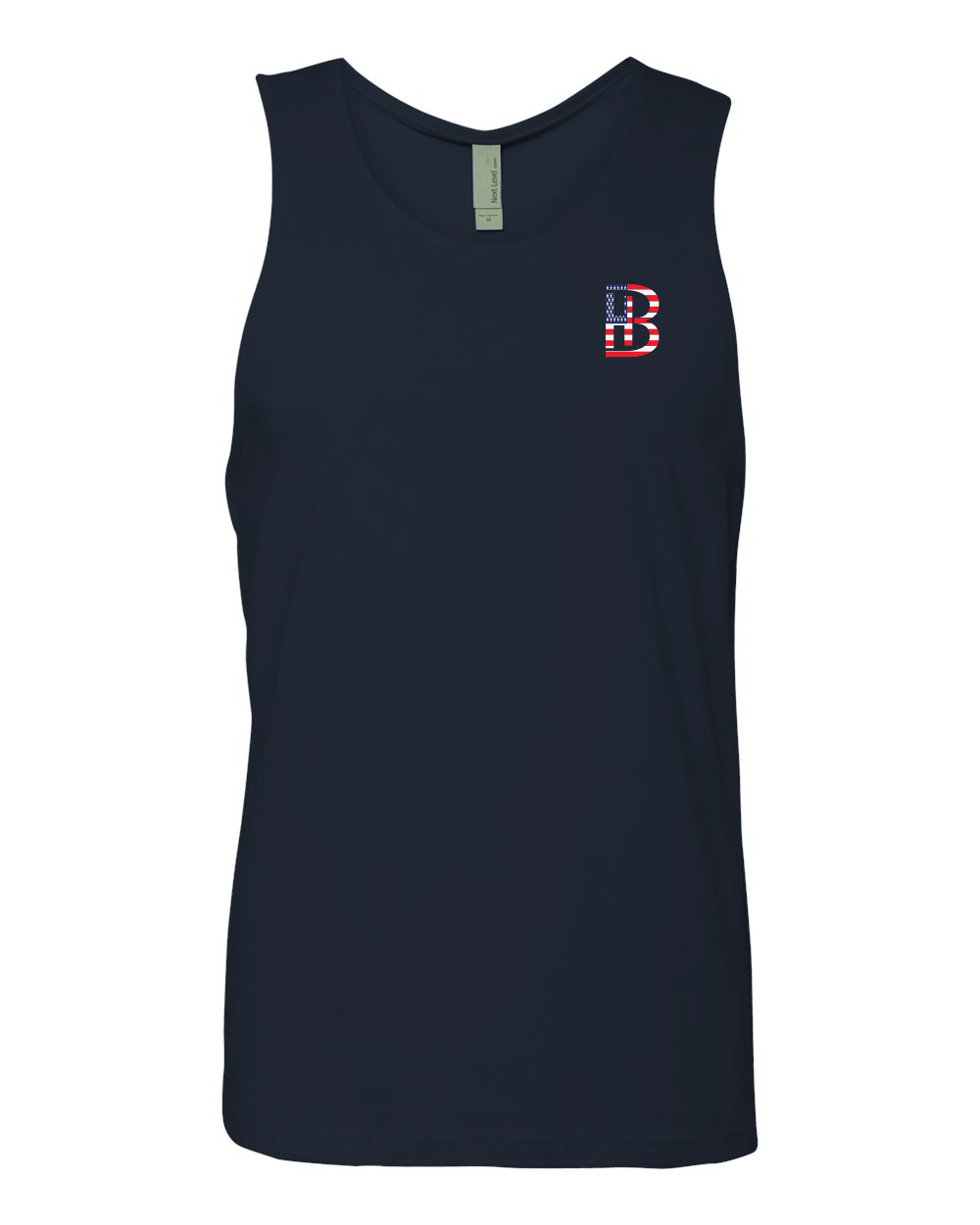 BH Flag Logo Tank – 4th of July Edition - Bell Heritage Company - Navy