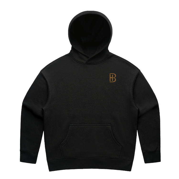 BH Pocket Logo - Ladies Hoodie - Black - Bell Heritage Company - Walnut