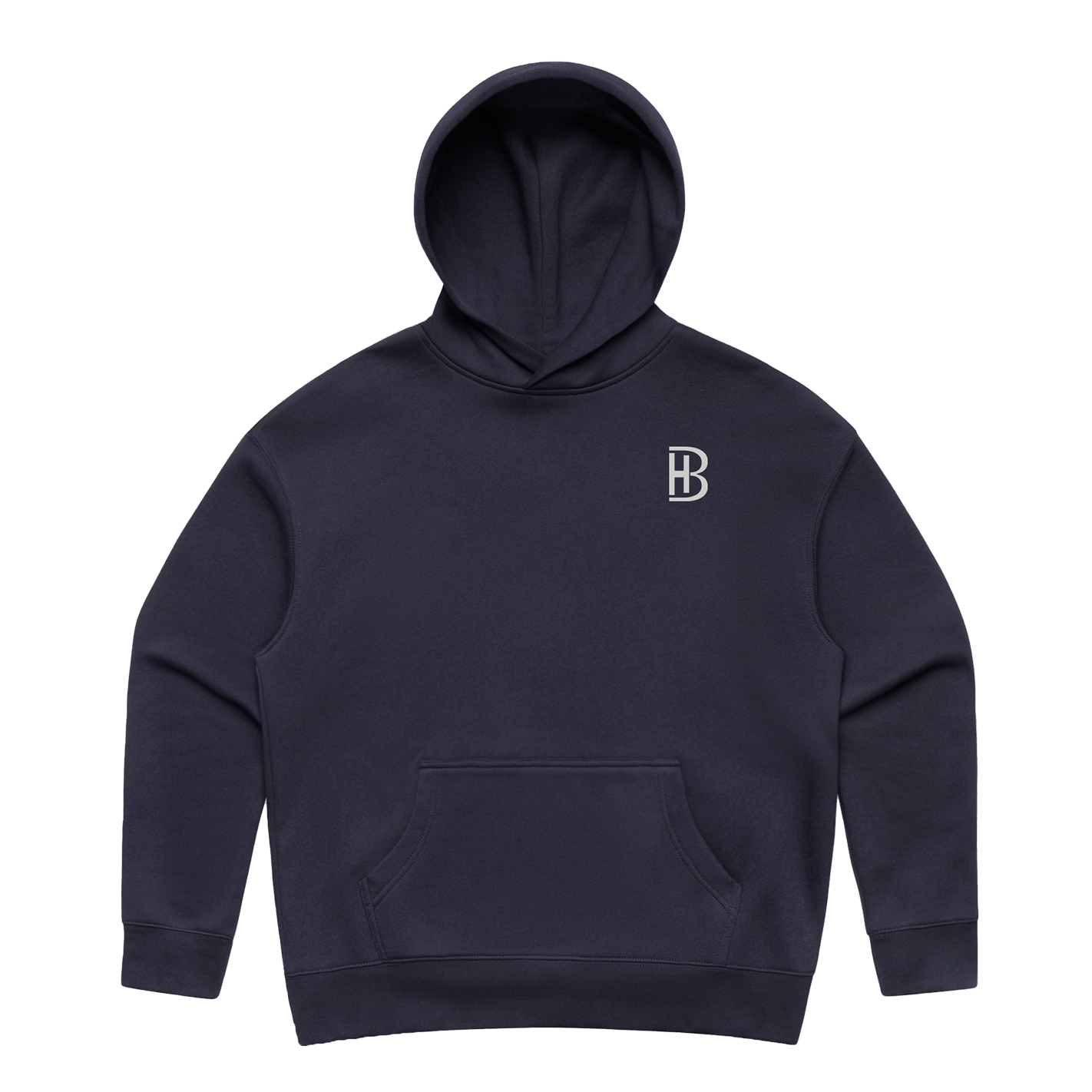 BH Pocket Logo - Ladies Hoodie - Navy - Bell Heritage Company - Storm
