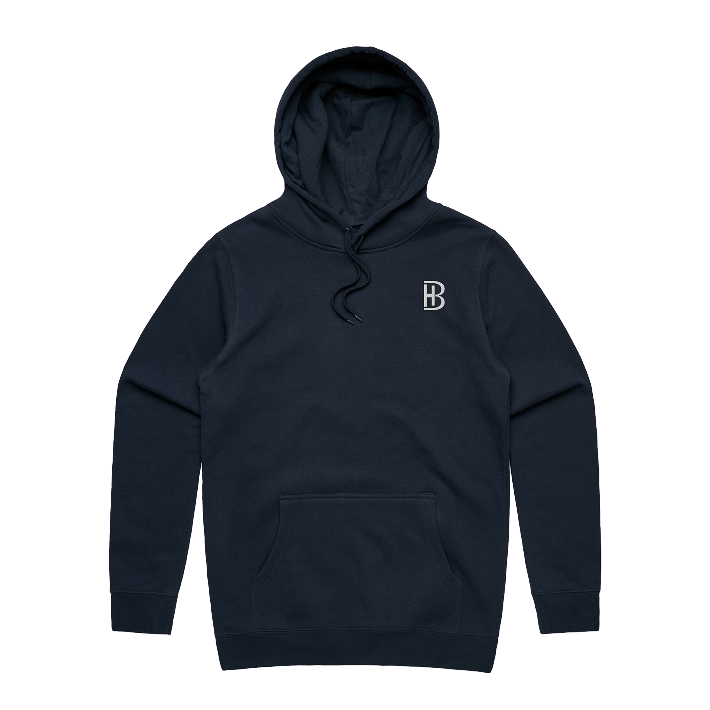 BH Pocket Logo - Men's Hoodie - Navy - Bell Heritage Company - Storm