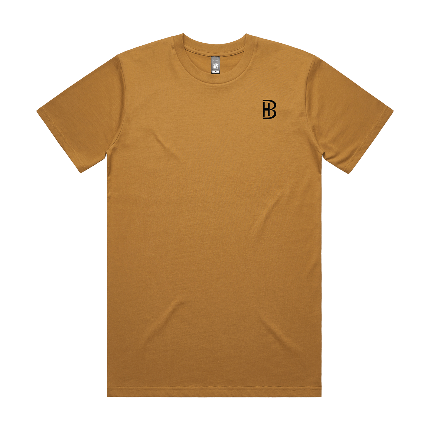 BH Pocket Logo - Men's T-Shirt - Camel - Bell Heritage Company - Black