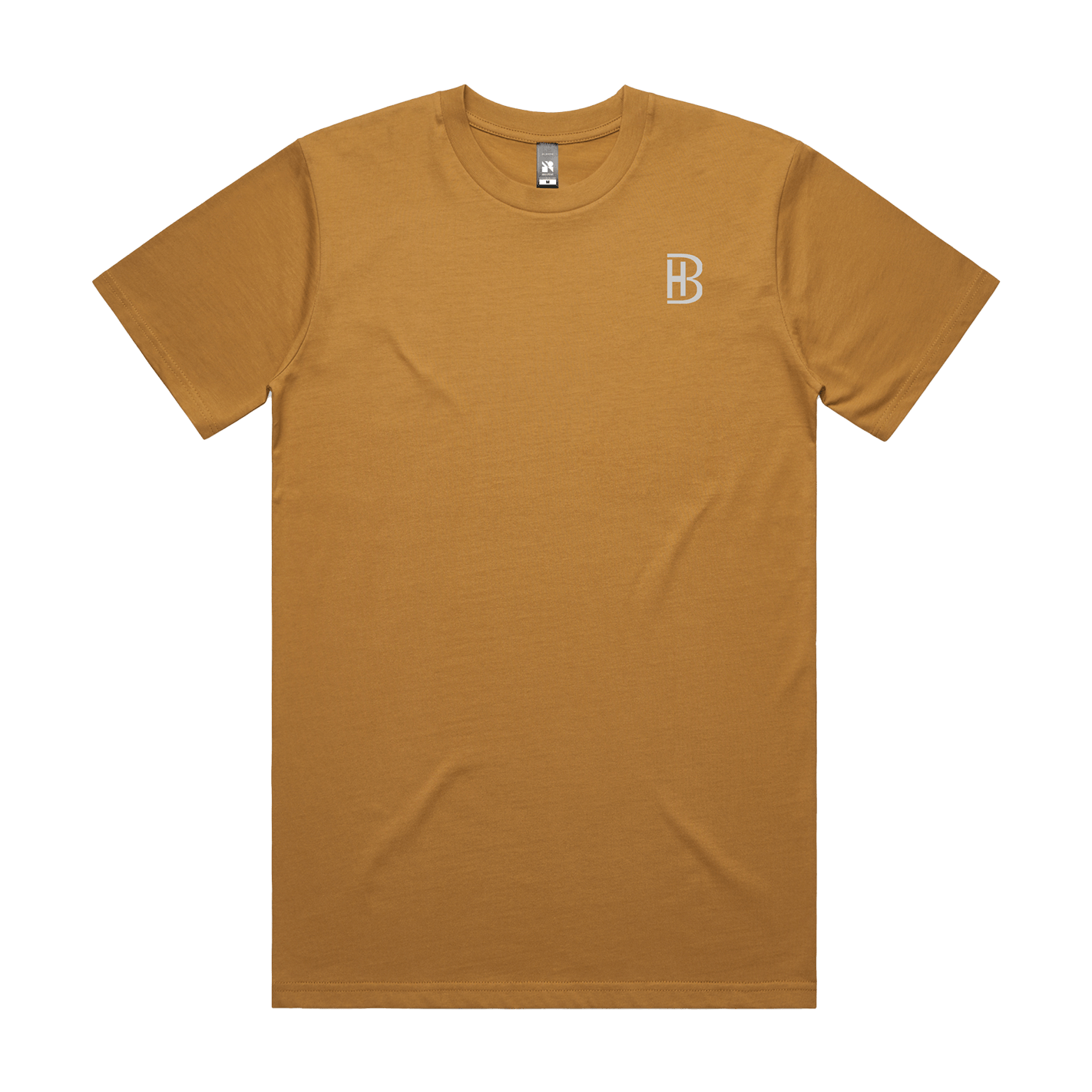 BH Pocket Logo - Men's T-Shirt - Camel - Bell Heritage Company - Storm