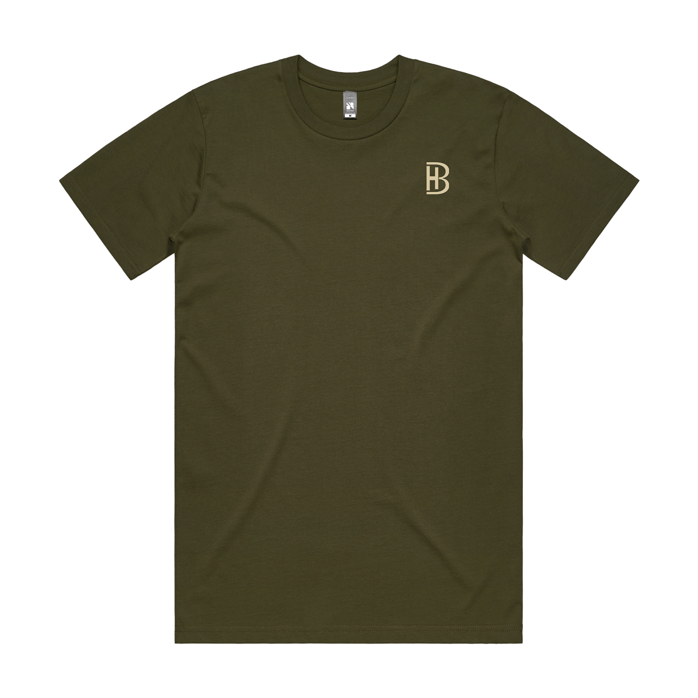 BH Pocket Logo - Men's T-Shirt - Military - Bell Heritage Company - Khaki