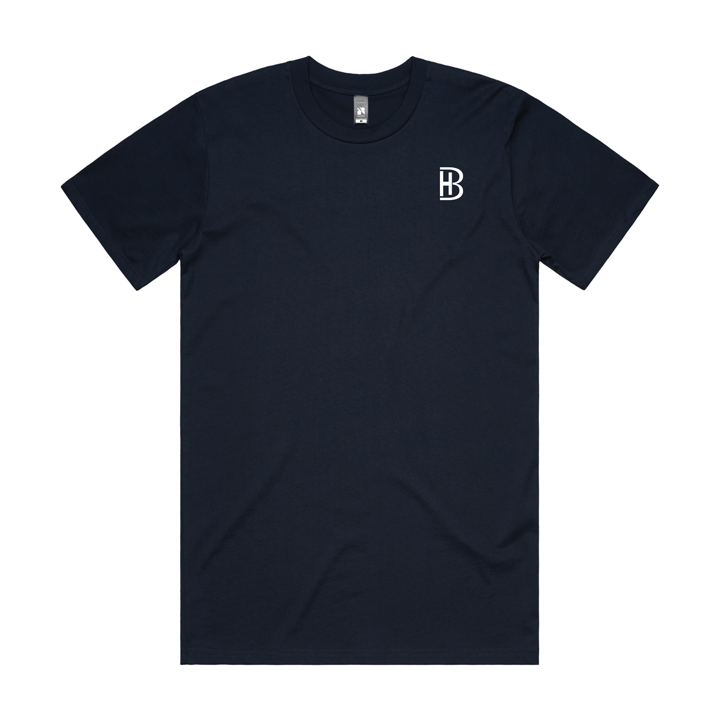 BH Pocket Logo - Men's T-Shirt - Navy - Bell Heritage Company - White