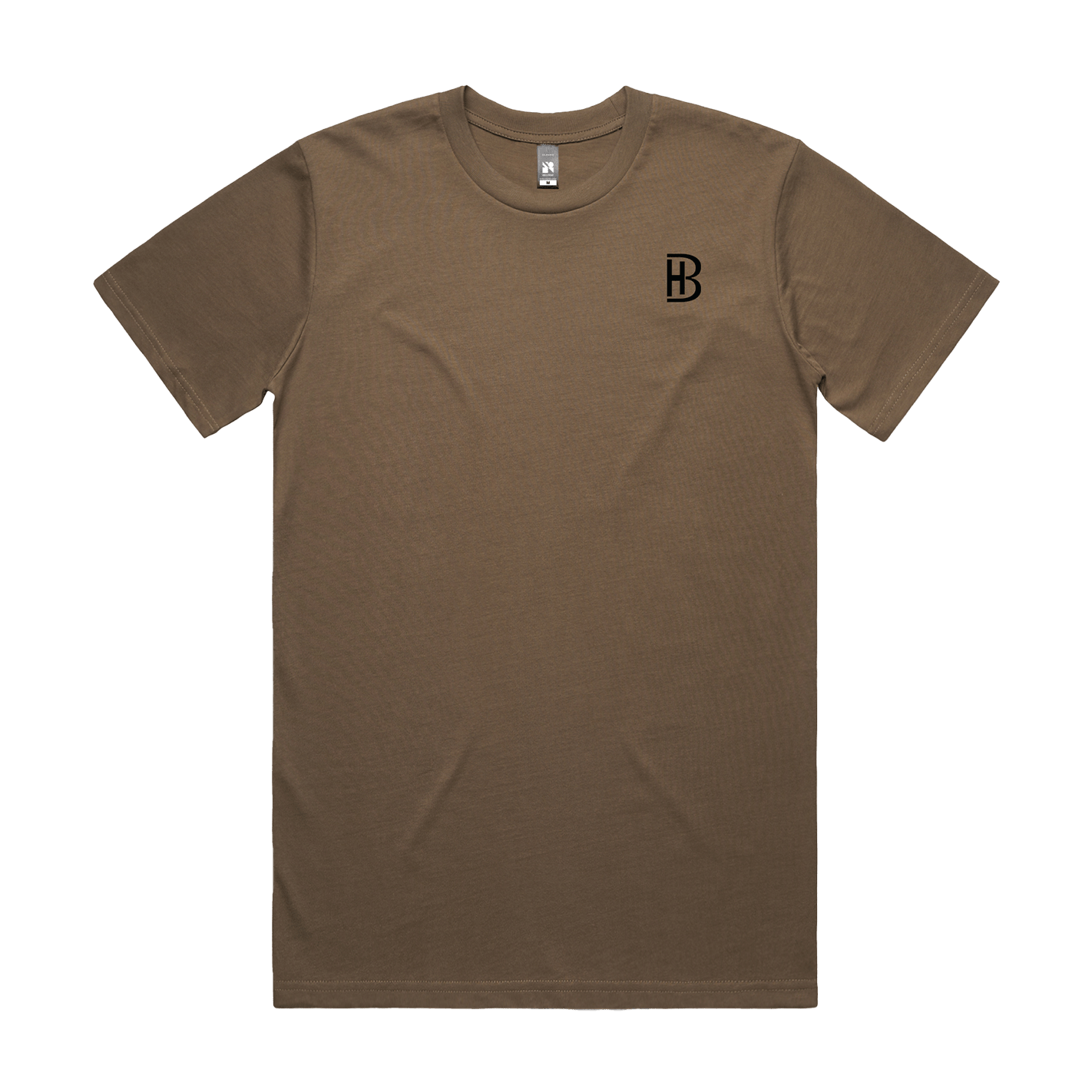 BH Pocket Logo - Men's T-Shirt - Walnut - Bell Heritage Company - Black
