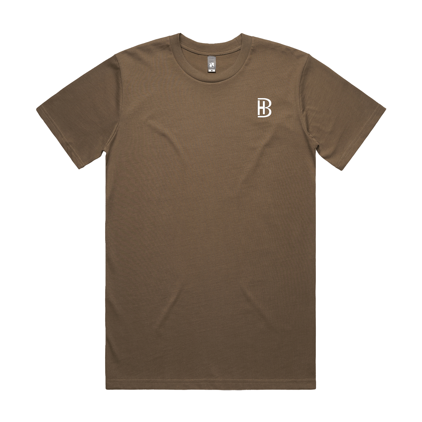 BH Pocket Logo - Men's T-Shirt - Walnut - Bell Heritage Company - White