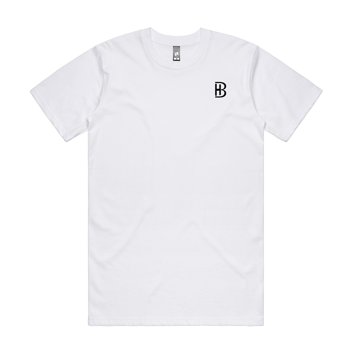 BH Pocket Logo - Men's T-Shirt - White - Bell Heritage Company - Black