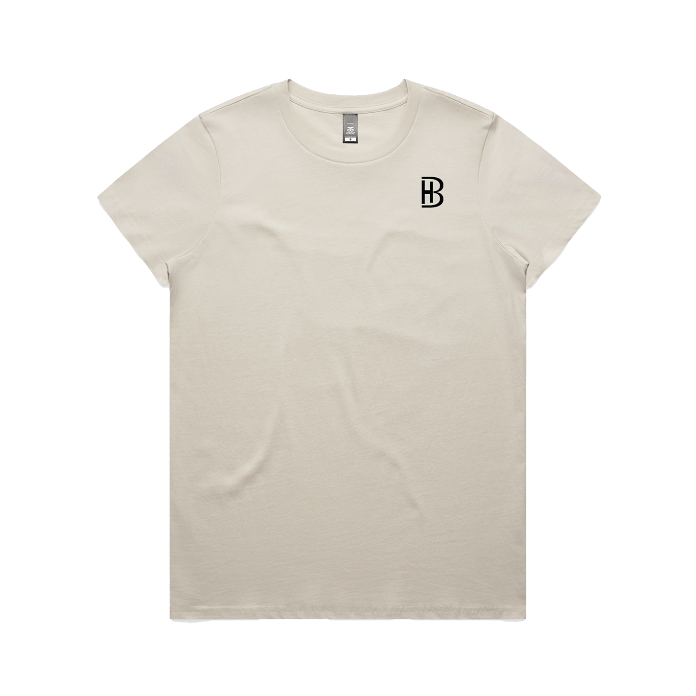 BH Pocket Logo - Womens T-Shirt - Bone - Bell Heritage Company - Black