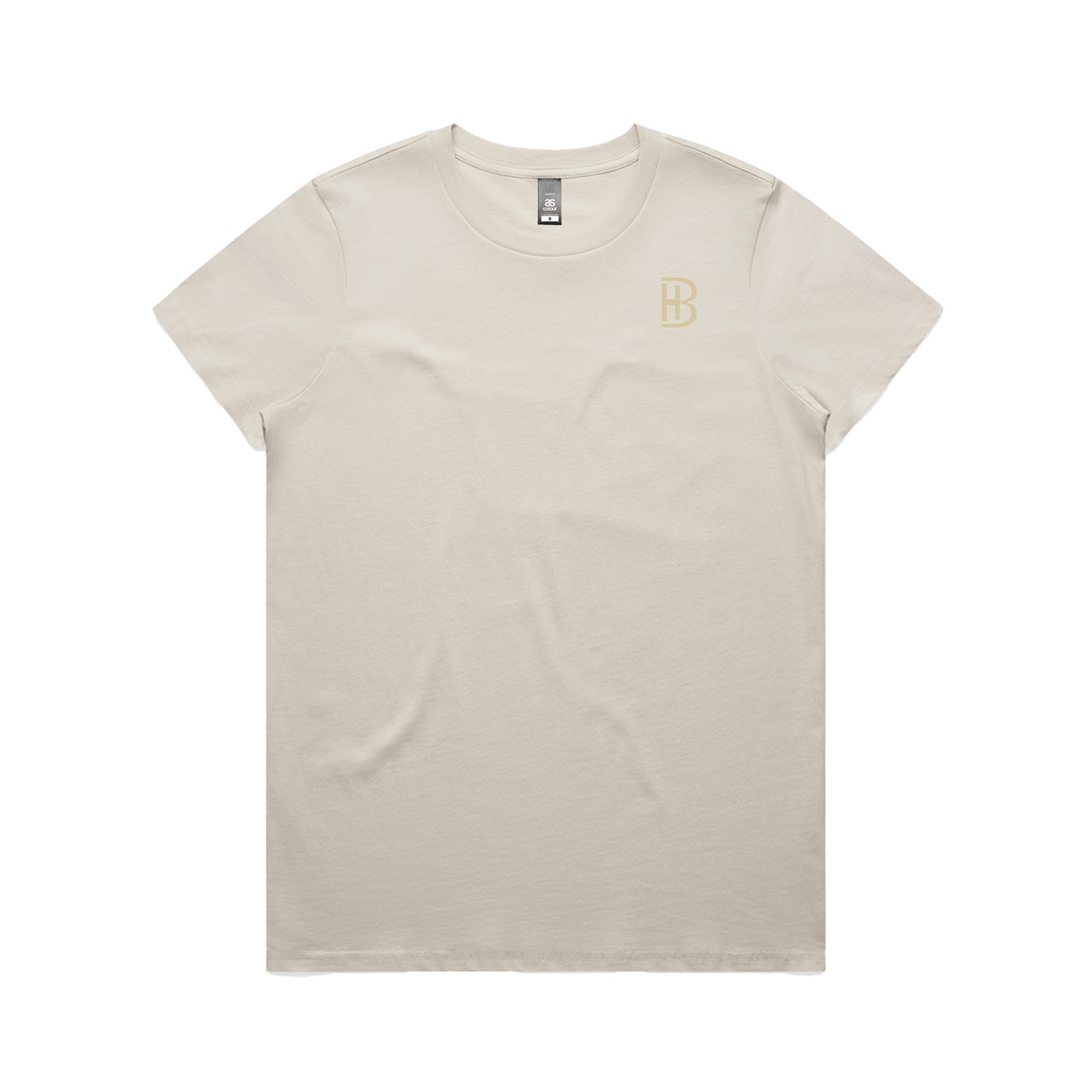 BH Pocket Logo - Womens T-Shirt - Bone - Bell Heritage Company - Khaki