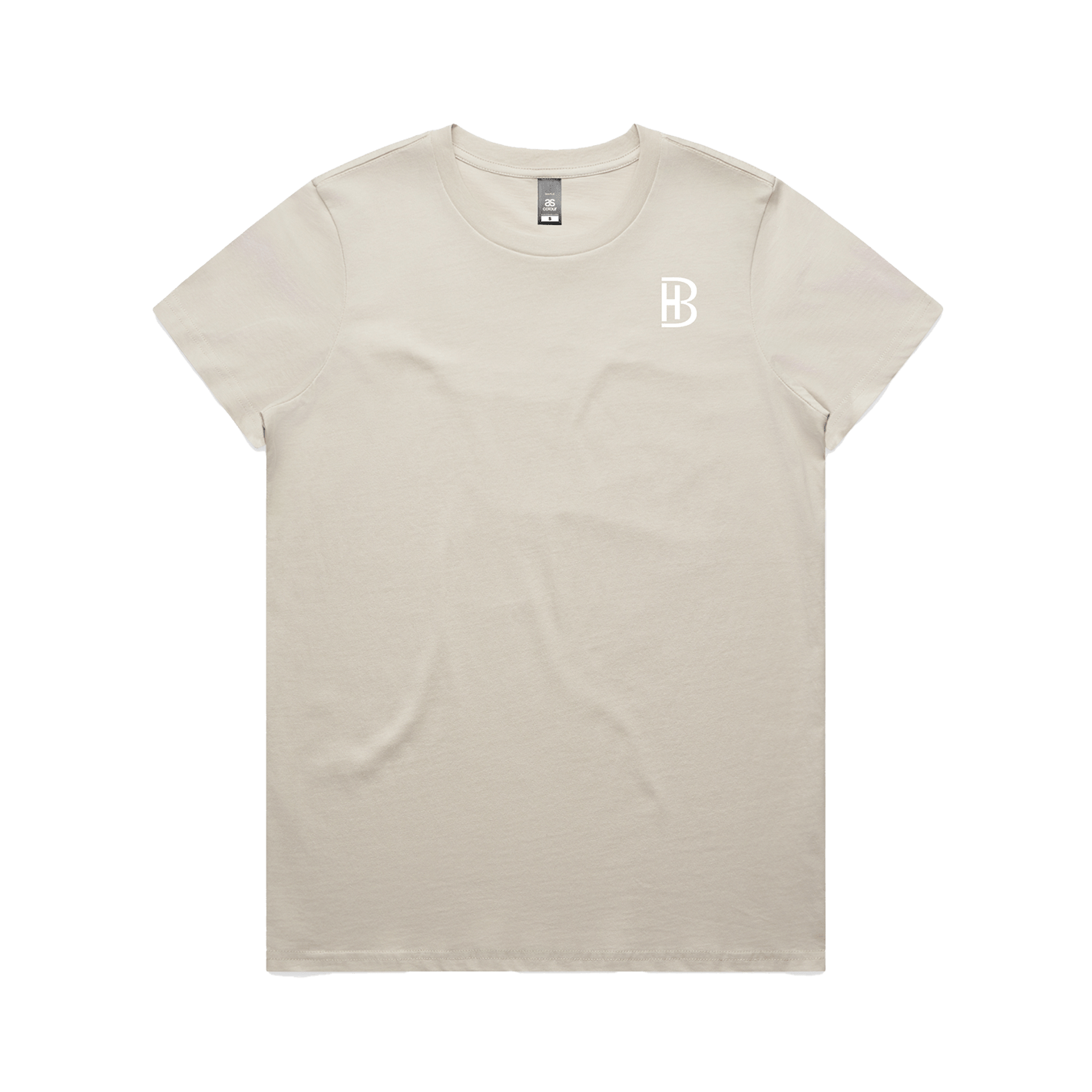 BH Pocket Logo - Womens T-Shirt - Bone - Bell Heritage Company - White