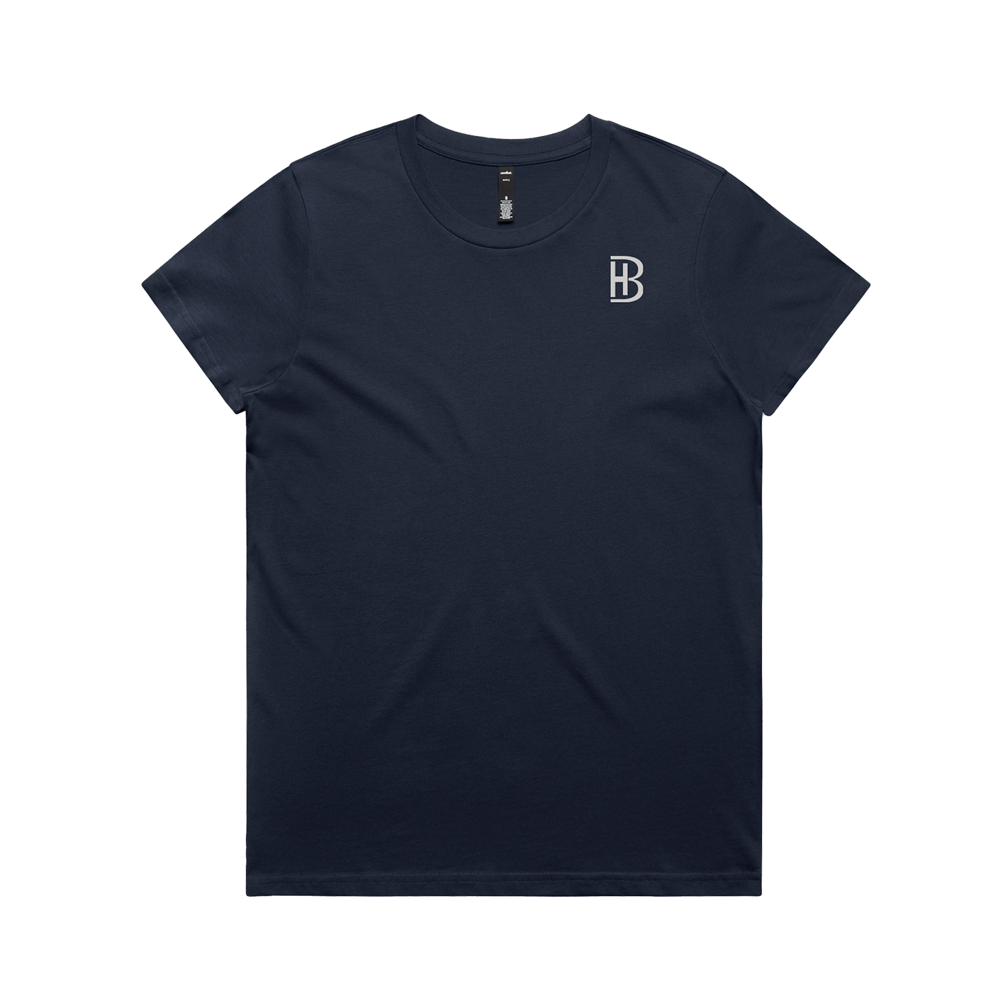 BH Pocket Logo - Womens T-Shirt - Navy - Bell Heritage Company - Storm