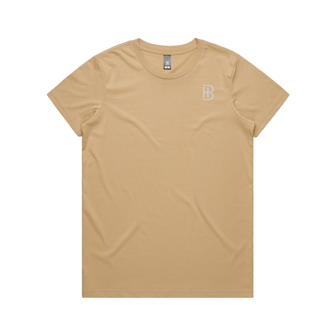 BH Pocket Logo - Womens T-Shirt - Tan - Bell Heritage Company - Storm