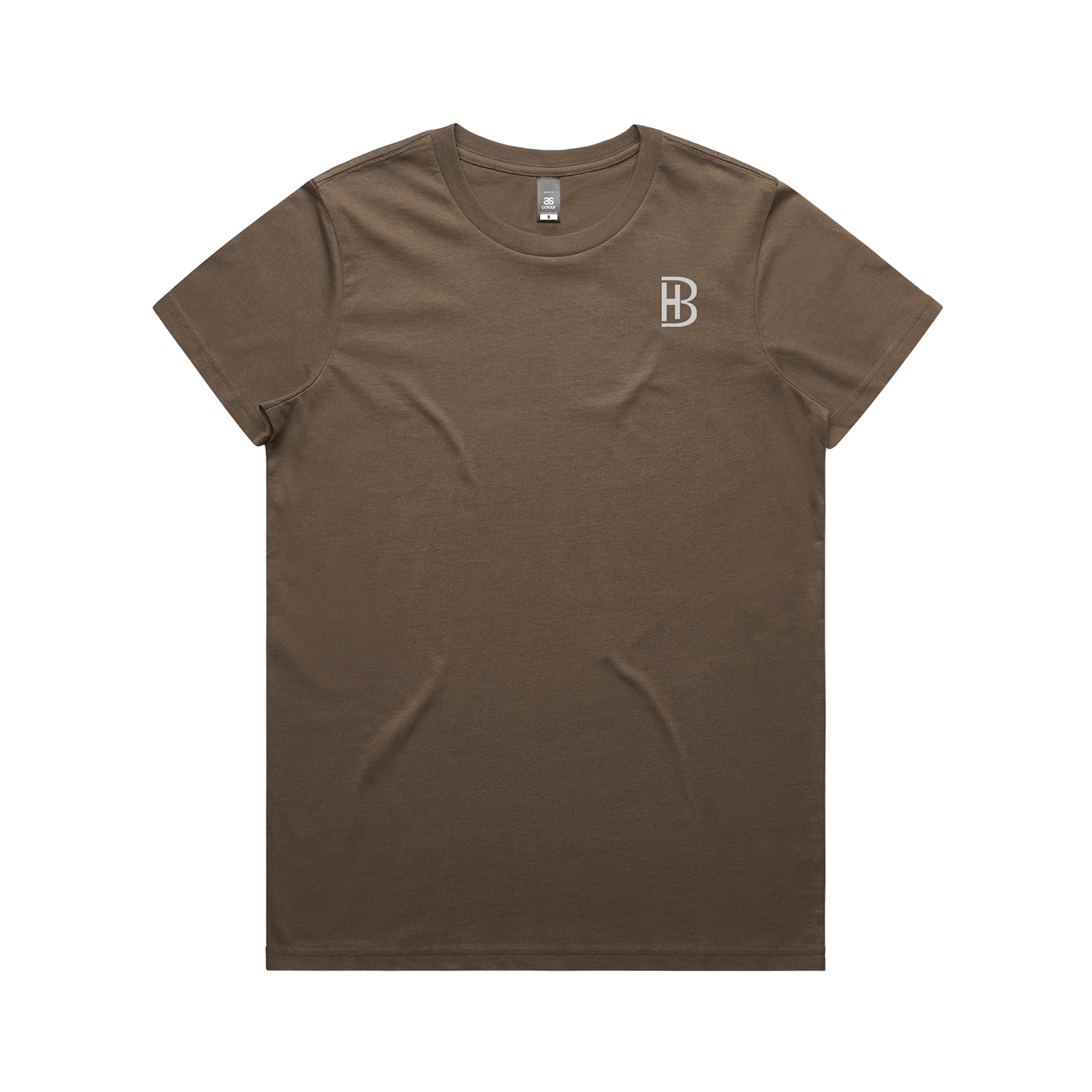 BH Pocket Logo - Womens T-Shirt - Walnut - Bell Heritage Company - Storm