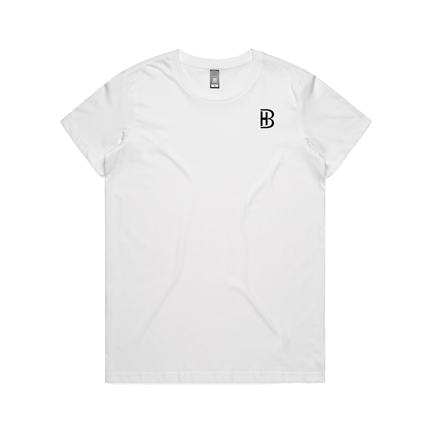 BH Pocket Logo - Womens T-Shirt - White - Bell Heritage Company - Black