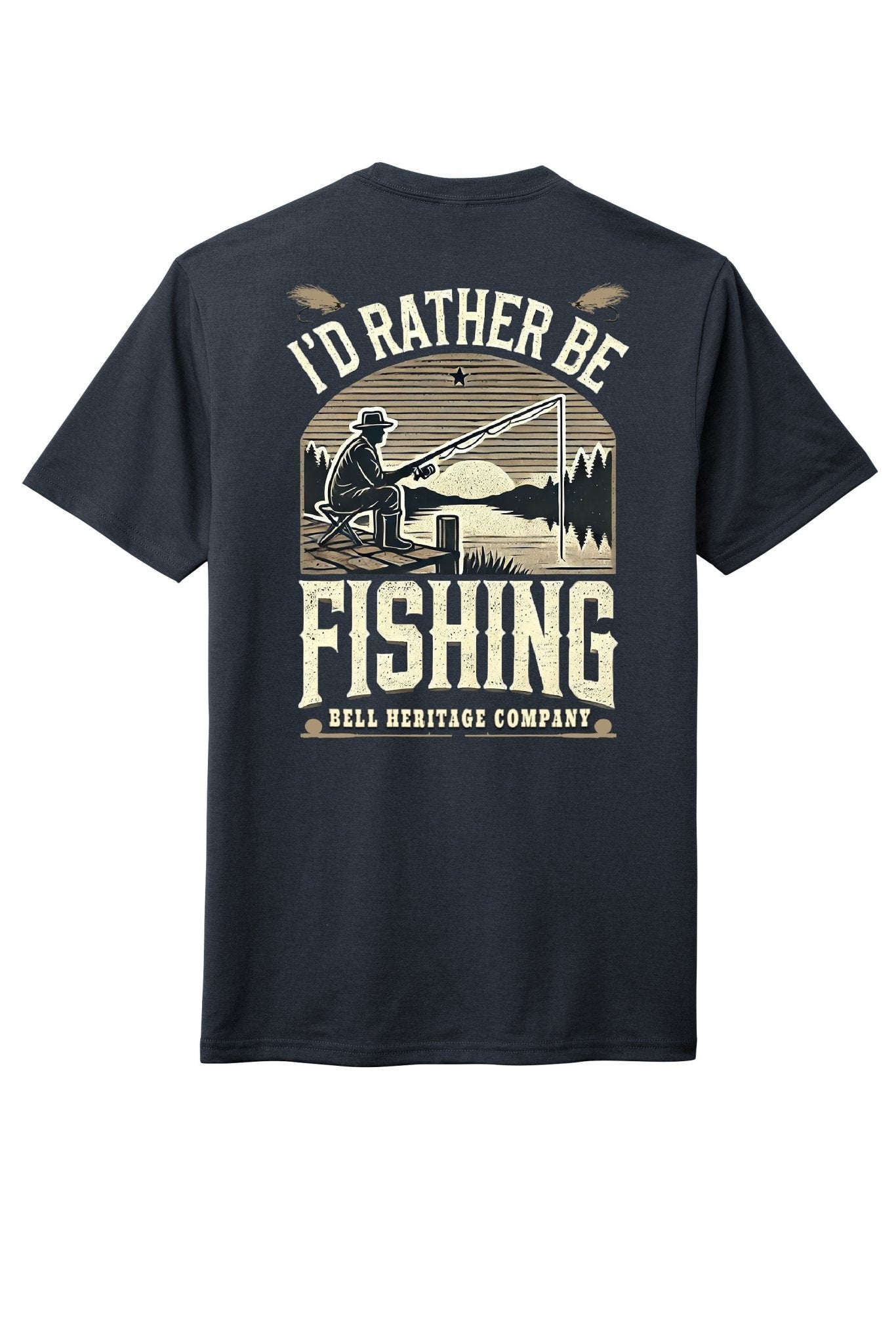 I'd Rather Be Fishing Shirt - Bell Heritage Company - XS
