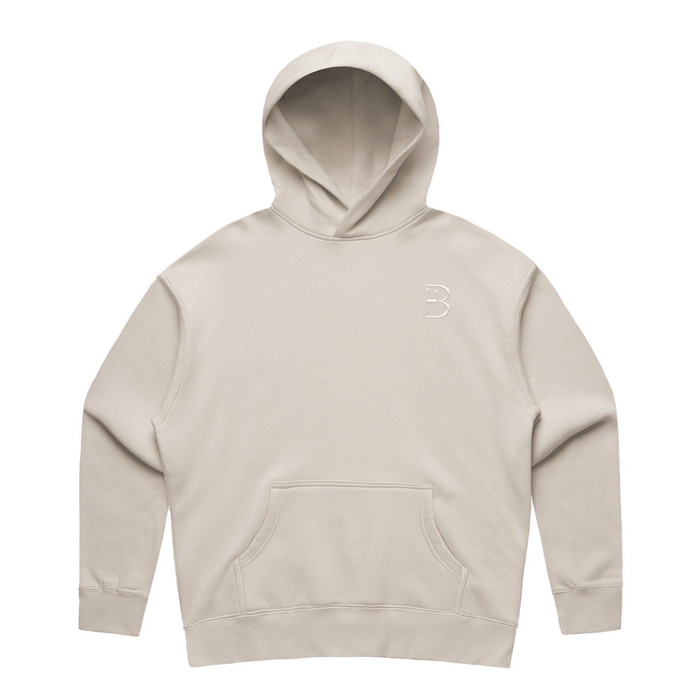 Ladies Hoodie - Embroidered BH - Bell Heritage Company - Bone