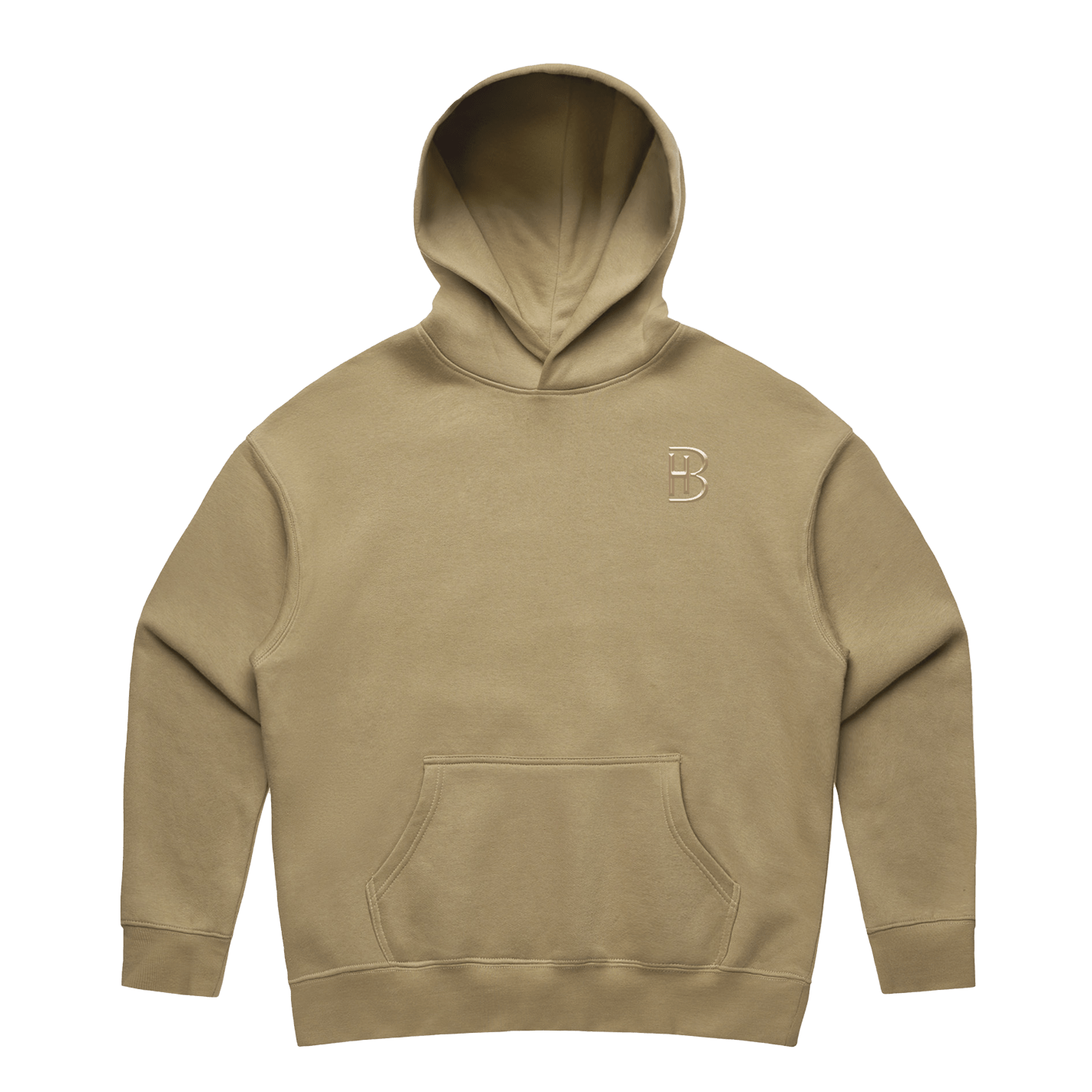 Ladies Hoodie - Embroidered BH - Bell Heritage Company - Sand